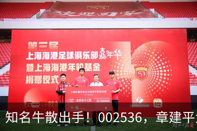 知名牛散出手！002536，章建平大举买入